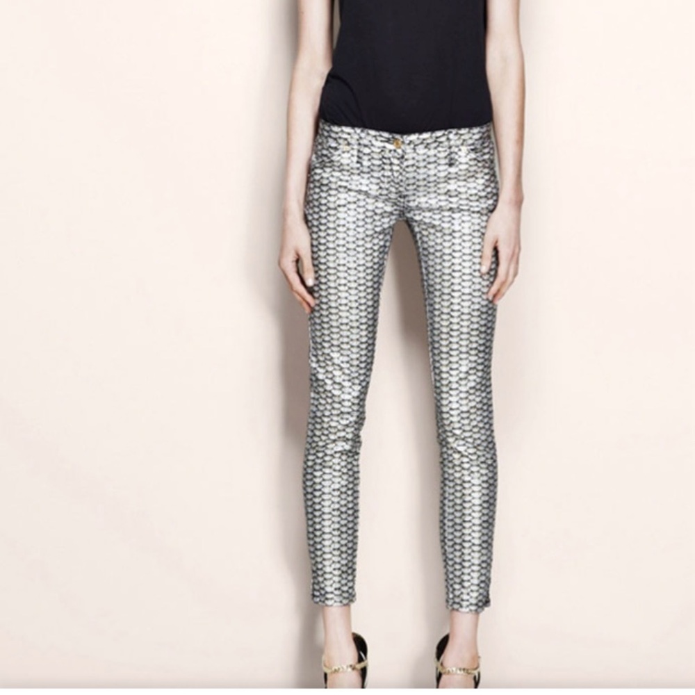 Snake Print Silver Skinny Jeans NWT Taylor Swift